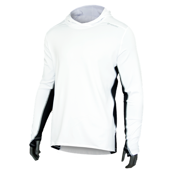 Лонгслів Chiton Hood CoolPass Білий (5777), XXL | Зображення 1