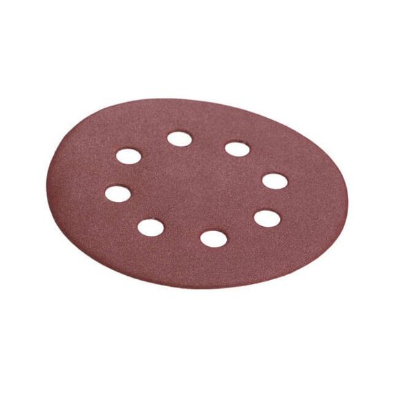 Круг наждаковий самоклейний 125 мм з отворами, папір класу С, К320, 5 од. INTERTOOL BT-0592 | Зображення 2