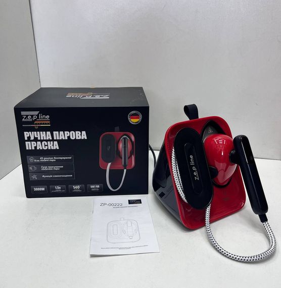 Ручна парова праска 3000Вт Zepline ZP-00222 Червоний (46173-ZP-00222_2169) | Зображення 5
