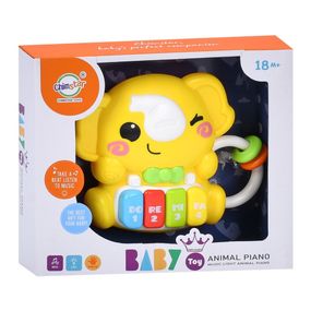 Дитяче піаніно "Слоник" 503-22 звуки тварин 15 см, музика