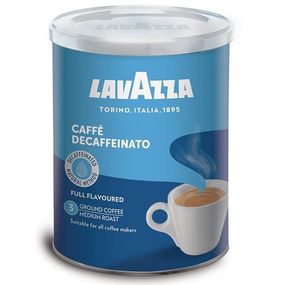 Кофе молотый Lavazza Decaffeinato 250гр ж/б Италия Лавацца без кофеина