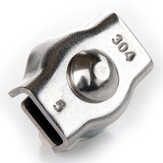 Затискач одинарний Simplex 8 мм неіржавкий А2 (пачка, кратність 5 шт.) APRO CS-8N1