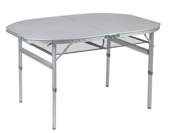 Стіл Bo-Camp Premium Oval 120x80 cm Grey (1404420)