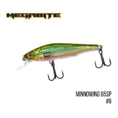 Воблер Megabite  Minnowing 65 SP (65 mm, 5.4 g, 0.8 m) (6)