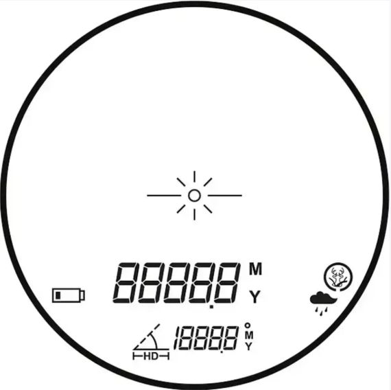 Далекомір лазерний  Hawke Vantage LCD 6x21 900м Далекомір лазерний Тактичний лазерний далекомір Далекомір лазерний | Зображення 3