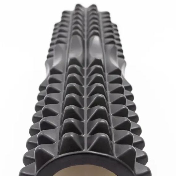 Ролик масажний для йоги, фітнесу (спини та шиї) OSPORT (45*12 см) Чорний