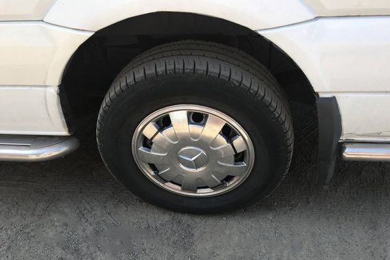 Ковпаки з нержавійки Пелюстки (1-катковий, 4 шт) для Volkswagen Crafter 2006-2017рр | Зображення 1