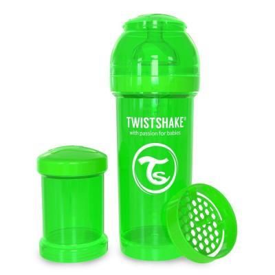 Бутылочка для кормления Twistshake антиколиковая 260 мл, зеленая (24855) | Зображення 1