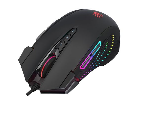 Миша ігрова A4Tech J90s Bloody, чорна, RGB підсвічування | Зображення 1