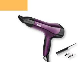 Фен професійний для волосся з насадкою та гребінцем DSP-30141 2000 Вт чорний (DSP-30141)