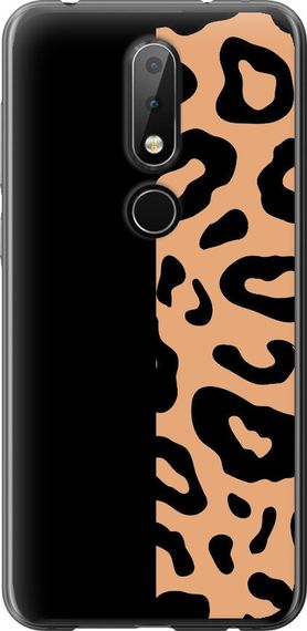 Чехол на Nokia 6.1 Plus Пятна леопарда "4269u-1539-17620"