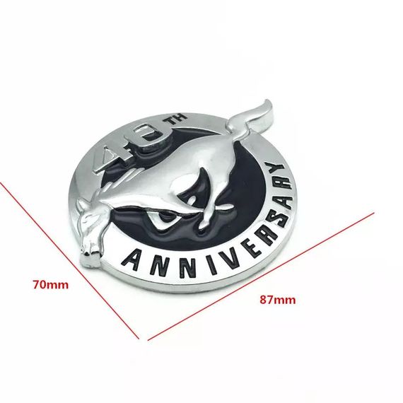 Ford mustang форд мустанг значокer емблема для автомобіля 40 років | Зображення 1