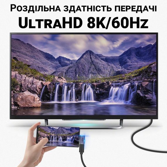 Кутовий адаптер Type-C (Male) на Type-C (Female), перехідник для синхронізації та зарядки Addap UC2C-01, 40 Гбіт/с, 100Вт, USB 4.0 | Зображення 5