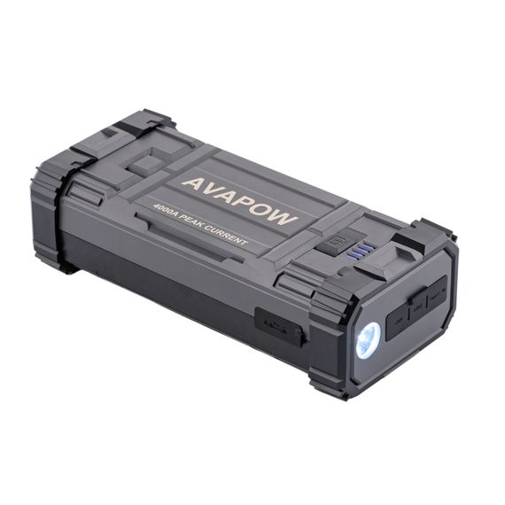 Пусковое устройство Jump Starter для авто AVAPOW A58 (4000A) 71,04 Wh/19200mAh | Зображення 3