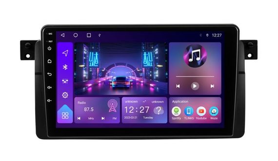 Штатна магнітола Soundbox SS-8633 з CarPlay та 4G модем для BMW E46 3 Series 1999-2005 S8-8633