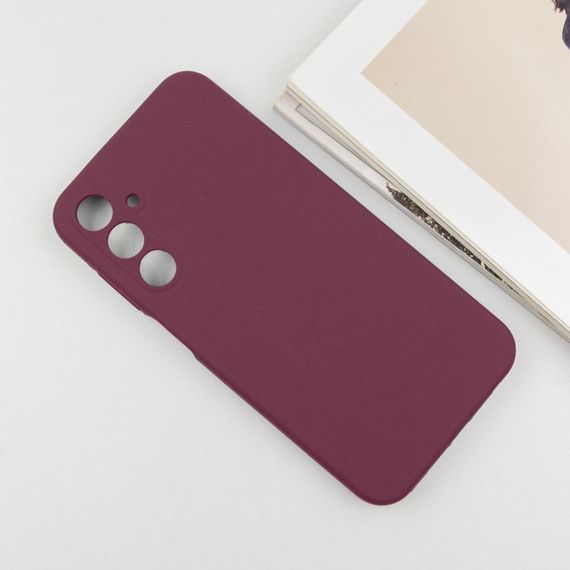Чохол Silicone Cover Lakshmi Full Camera (AAA) для Samsung Galaxy A56 5G Бордовий / Plum | Зображення 5