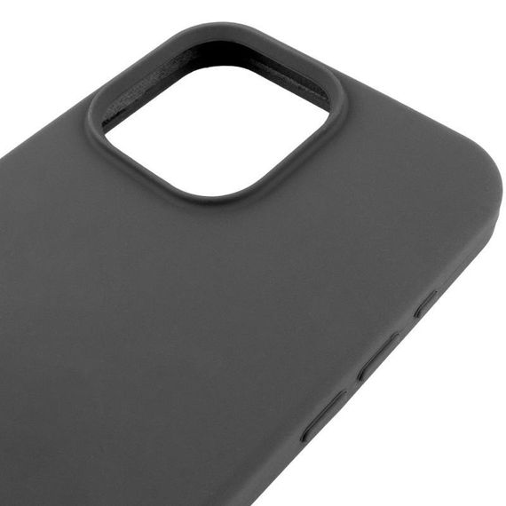 Чохол Silicone Case (AA) Logo with MagSafe для Apple iPhone 14 (6.1") Сірий / Dark Gray | Зображення 3