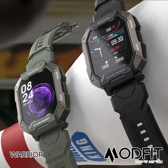 Розумний годинник Modfit Warrior Army Green | Зображення 8