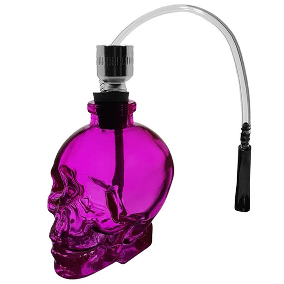 Скляний Баблер Трубка "Skull XL Red"