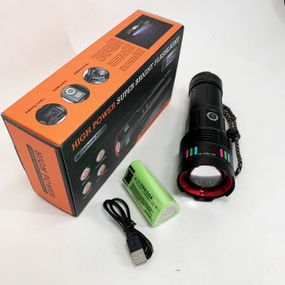 Фонарь аккумуляторный светодиодный мощный NIGHT VISION NV-708, Светодиодный прочный фонарик HW-27