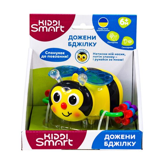 Детская развивающая игрушка "Догони Пчелку" Kiddi Smart 557822-43 со светом и звуком | Зображення 2