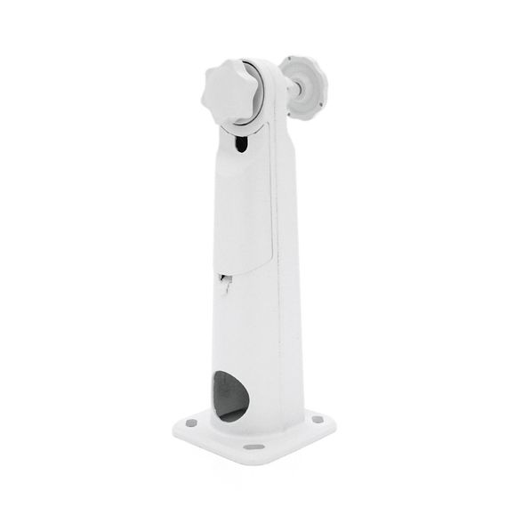 Кронштейн для камери PiPo PP-15006, 150mm кріплення до стіни 4 отвори, білий, метал з поворотним механізмом М6 болт під камеру | Зображення 1