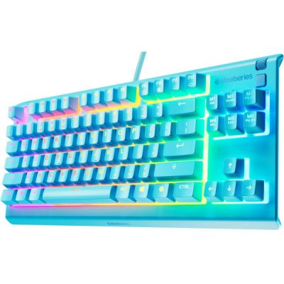 Клавиатура SteelSeries Apex 3 TKL USB UA Aqua (64933) | Зображення 1