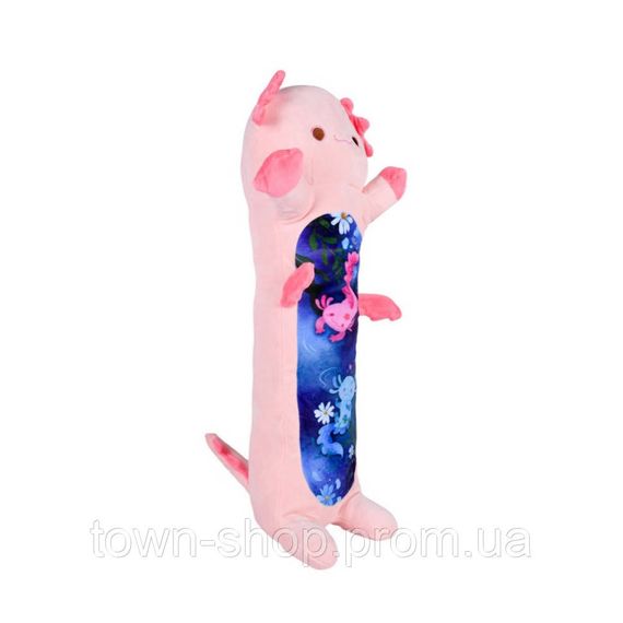 Мягкая игрушка-подушка "Аксолотль-батон" HKF2206(Pink) размер 100 см | Зображення 1