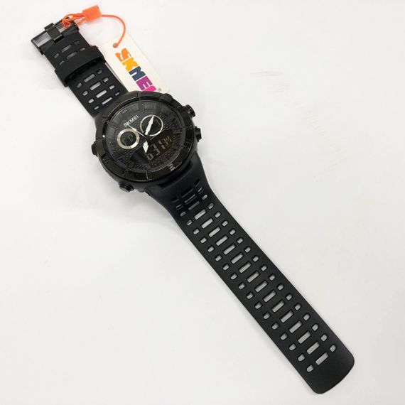 Годинники наручні електронні тактичні SKMEI 2014BKBK, Фірмові спортивні годинники HW-43 | Зображення 5