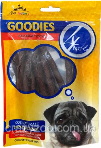 Ласощі для собак 4Dog GOODIES палички з качкою 100 г 207880