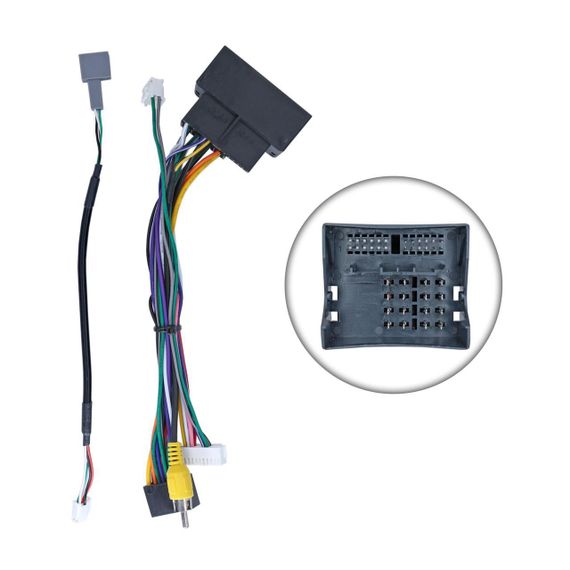 Перехідник живлення серії QIV з адаптером CAN-BUS для Chery QBR-W CR-2402 (дрот)