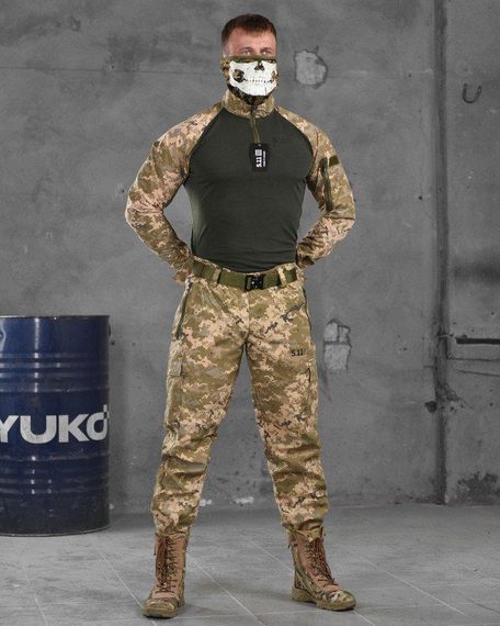 Летний тактический костюм 5.11 пиксель bravo ДШ6254