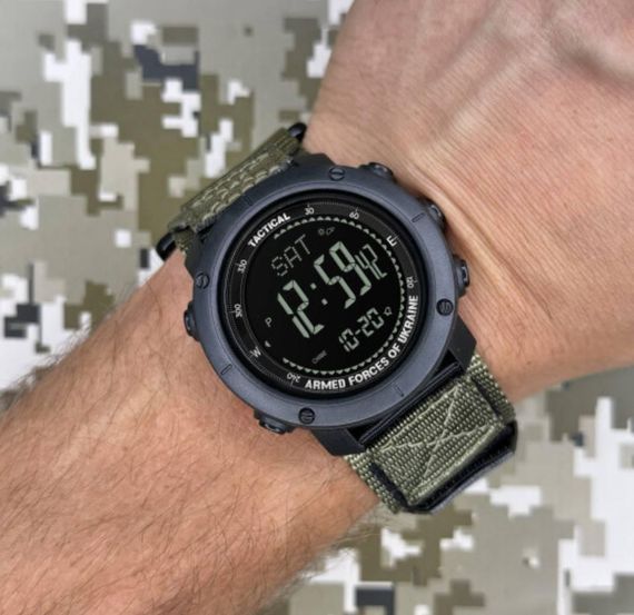 Чоловічий годинник Awarder 036 Nylon Pro Black-Army Green 1202-0102 | Зображення 1