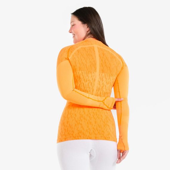 Термофутболка з довгими рукавами Keepdry для дорослих помаранчева - 2XL. | Зображення 3