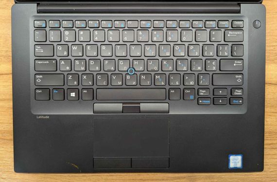 Ультрабук Dell Latitude 7480 / 14" (2560x1440) IPS Touch / Intel Core i7-6600U (2 (4) ядра по 2.6 - 3.4 GHz) / 8 GB DDR4 / 256 GB SSD / Intel HD Graphics 520 / WebCam / Windows 10 б/у + Подарок Беспроводная мышь / USB | Зображення 2
