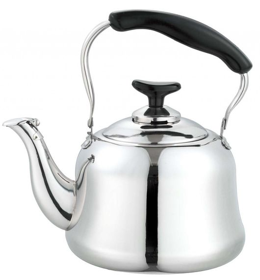 Чайник 2 л Con Brio CB-433 из нержавеющей стали со свистком для всех типов плит
