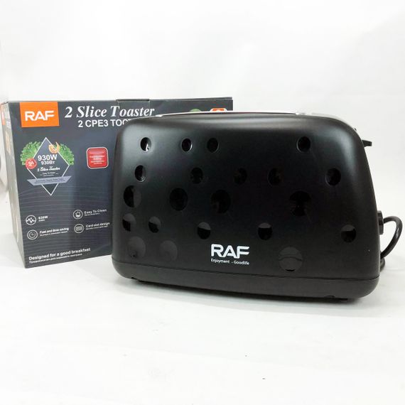 Тостер для кухни бытовой RAF R.502 930 Вт, Кухонный тостер для бутербродов компактный ES-97 | Зображення 1