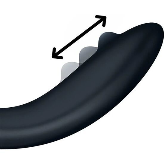 Вібратор із перлинною стимуляцією точки G Satisfyer Rrrolling Explosion Black | Зображення 1