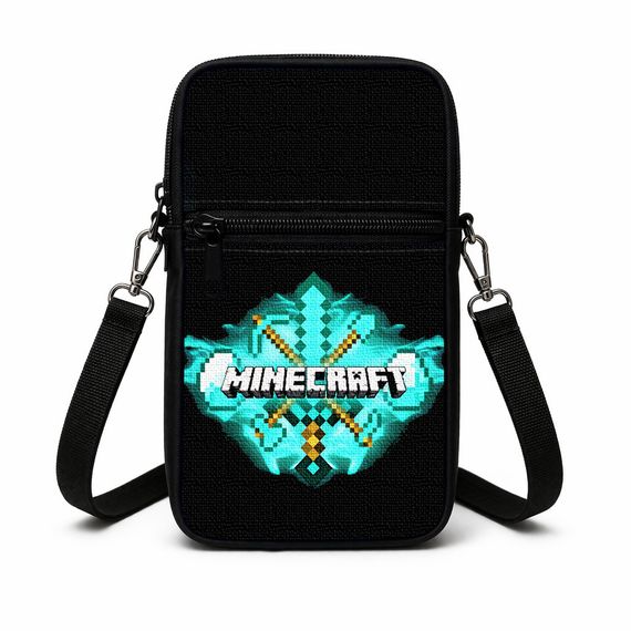 Сумка-чохол для телефону Minecraft,дитяча сумка через плече, водонепроникна міні-сумка (4753)