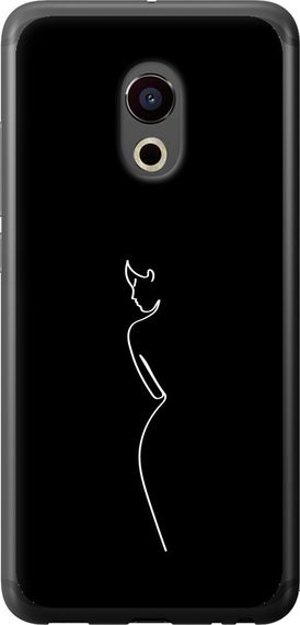 Чехол на Meizu Pro 6 Силуэт1 "4590u-293-17620"