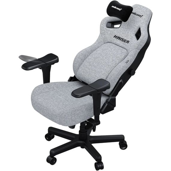 Крісло ігрове Anda Seat Kaiser 4 Fabric Size XL Grey (AD12YDDC-XLL-20-G-CF) | Зображення 5