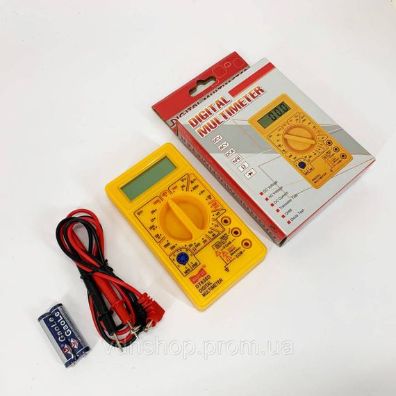 Тестер електропроводки, Мультиметр побутовий, Мультиметр з високою межею вимірювань EK-75 | Зображення 6