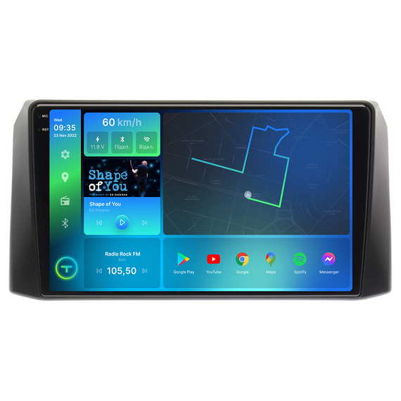 Штатна магнітола Torssen 2K UAZ Patriot FL9 4+64Gb 4G Carplay DSP | Зображення 1