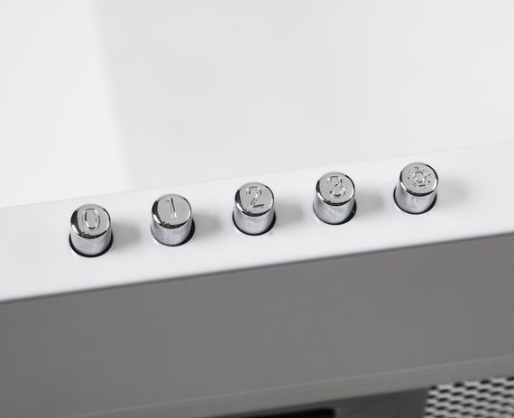 Кухонная вытяжка каминная 50 см белая VENTOLUX LIDO 50 WH (700) | Зображення 3