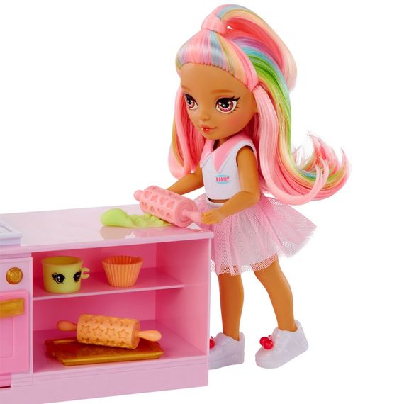 Игровой набор с куклой серии "Littles" Кондитерская Кэнди Rainbow High 522058 | Зображення 4