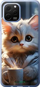 Чохол на Huawei Nova Y61 Білий кіт "5646u-2983-2448"
