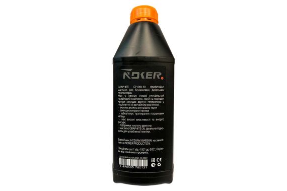 Масло для генераторов 4T Noker - 1л Graphite GP 10W-30 | Зображення 1