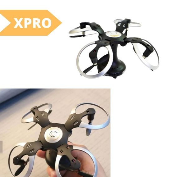 Складной квадрокоптер XPRO Sirius Alpha 415 WiFi c камерой, с режимом удержания высоты черный (MER-14186_1032) | Зображення 1