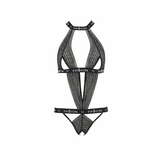 Напівпрозоре боді з вирізами Passion Exclusive Mirajane Body black XXL/XXXL, black | Зображення 4