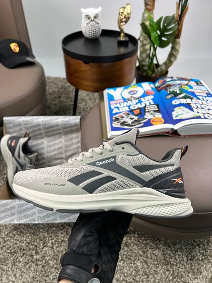 Чоловічі кросівки R2eebok Nano X3 Grey Black Orange (текстиль) весна / літо / осінь 45 29,5